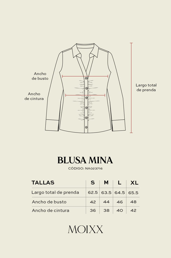 Blusa Mina BLUSAS MOIXX 
