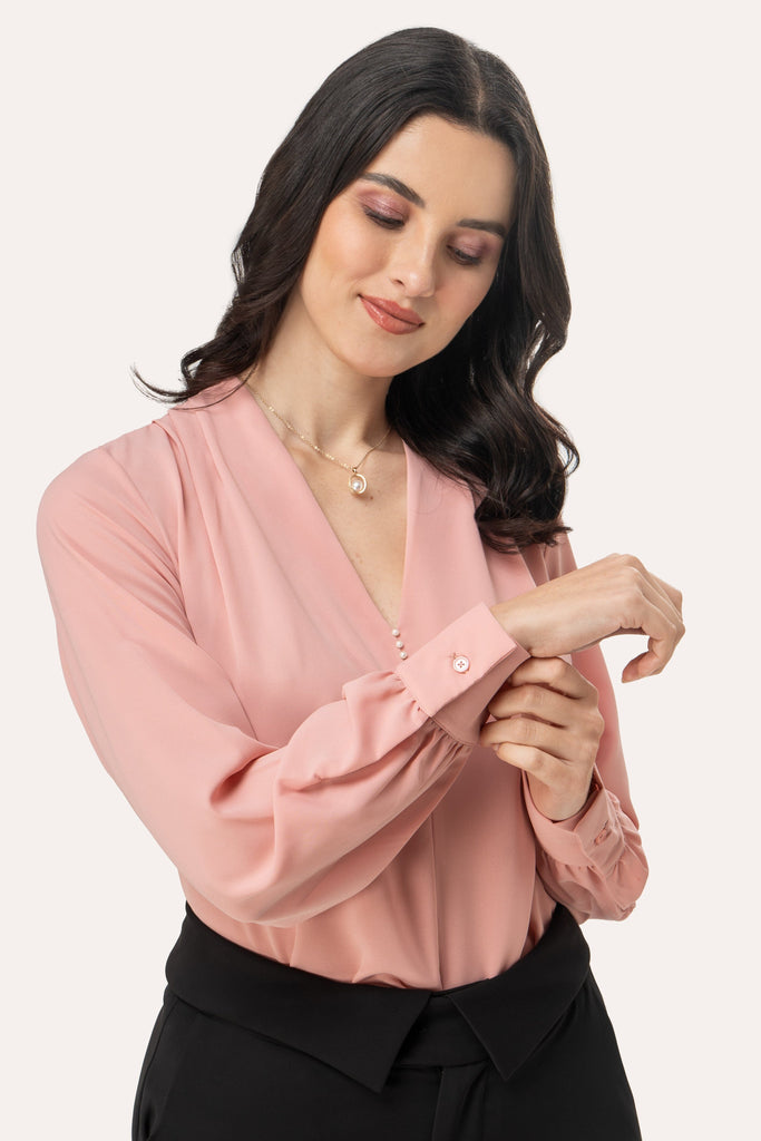 Blusa Manga Larga Melody BLUSAS MOIXX Rosado S 