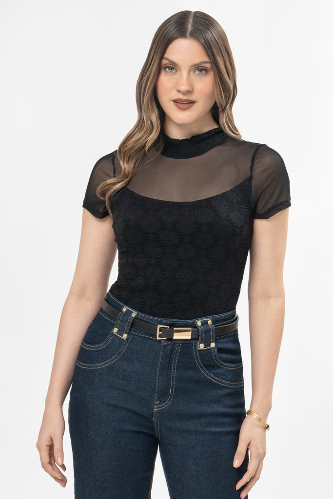 Body Manga Corta Hazel BODYSUITS MOIXX Negro S 