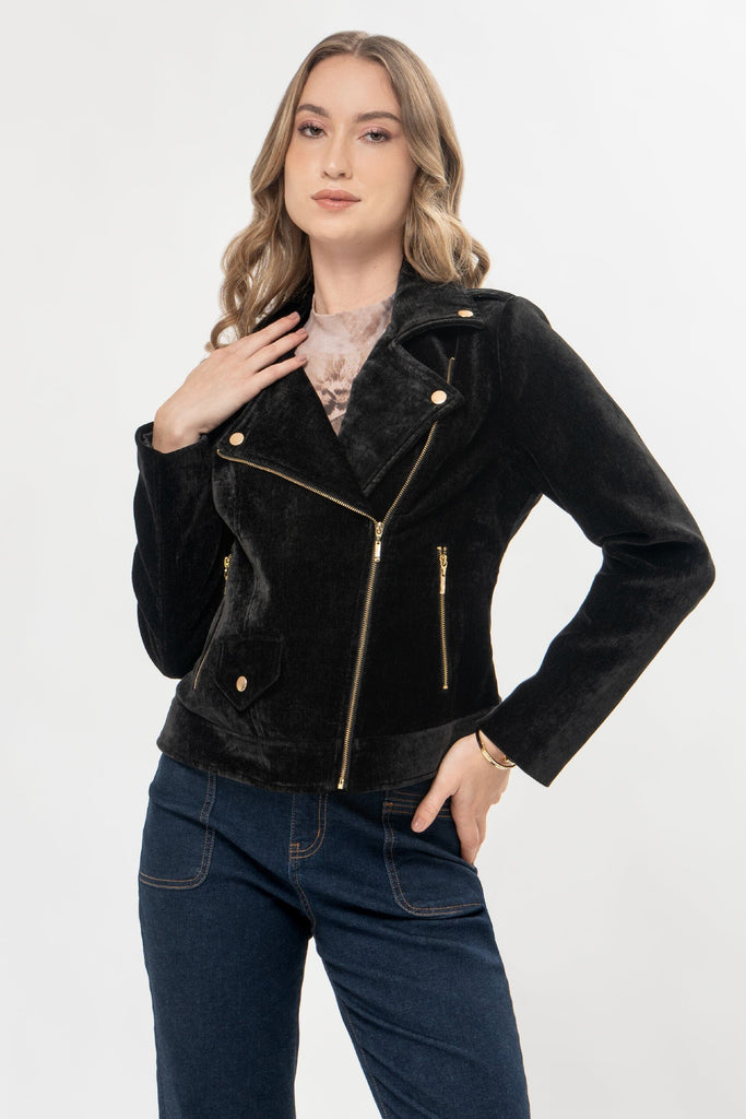 Casaca Biker Fit Daysi CASACAS MOIXX Negro S 