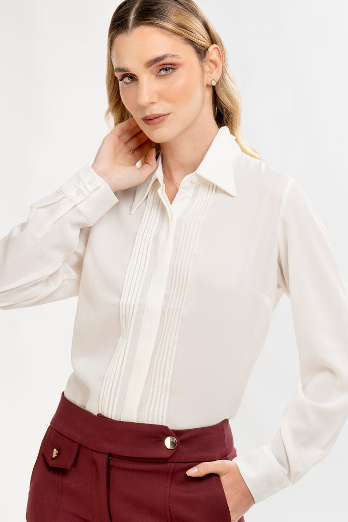 Camisa Manga Larga France CAMISAS MOIXX Blanco S 