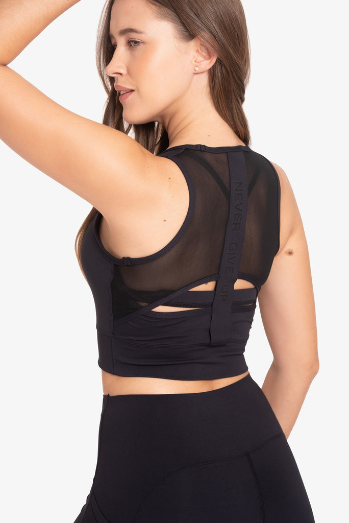 Sport Bra Resilence - Negro CROPTOPS SUEN 