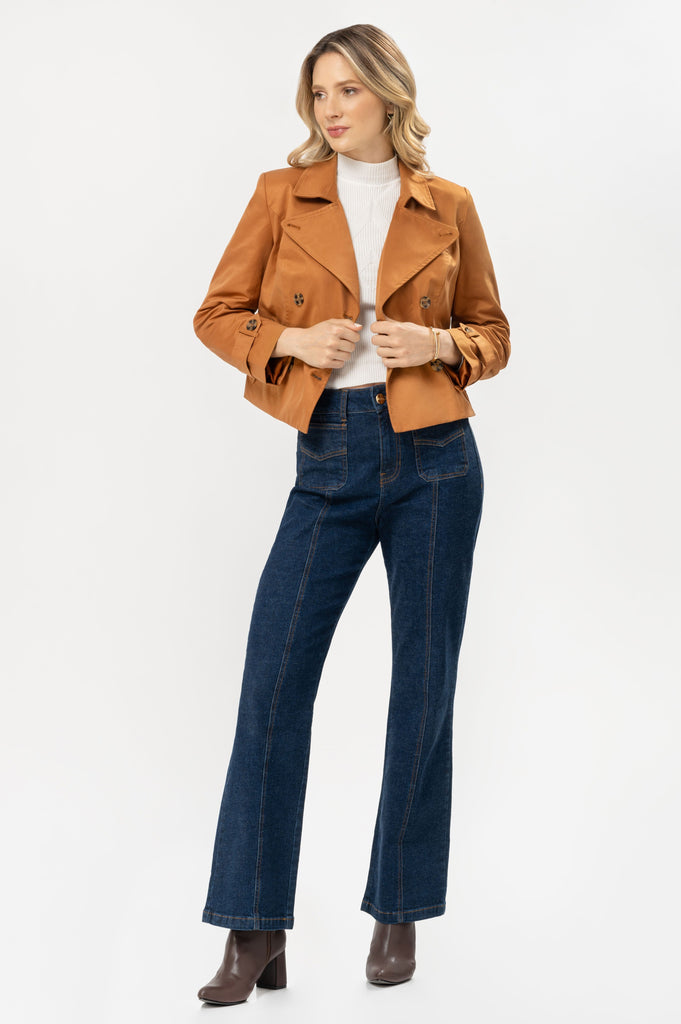 Gabardina Cropped Fit Maes ABRIGOS MOIXX 