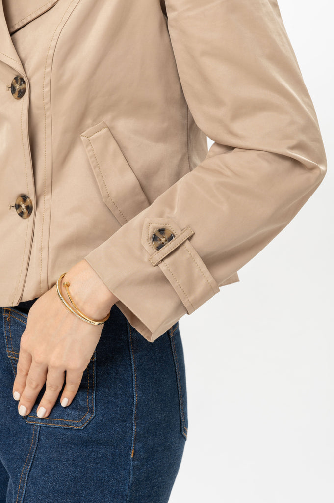 Gabardina Cropped Fit Maes ABRIGOS MOIXX 