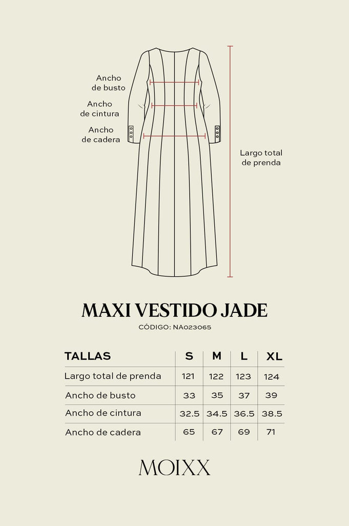 Maxi Vestido Jade VESTIDOS MOIXX 