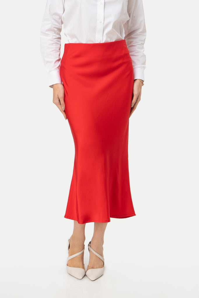 Midi Falda Franny FALDAS MOIXX Rojo S 