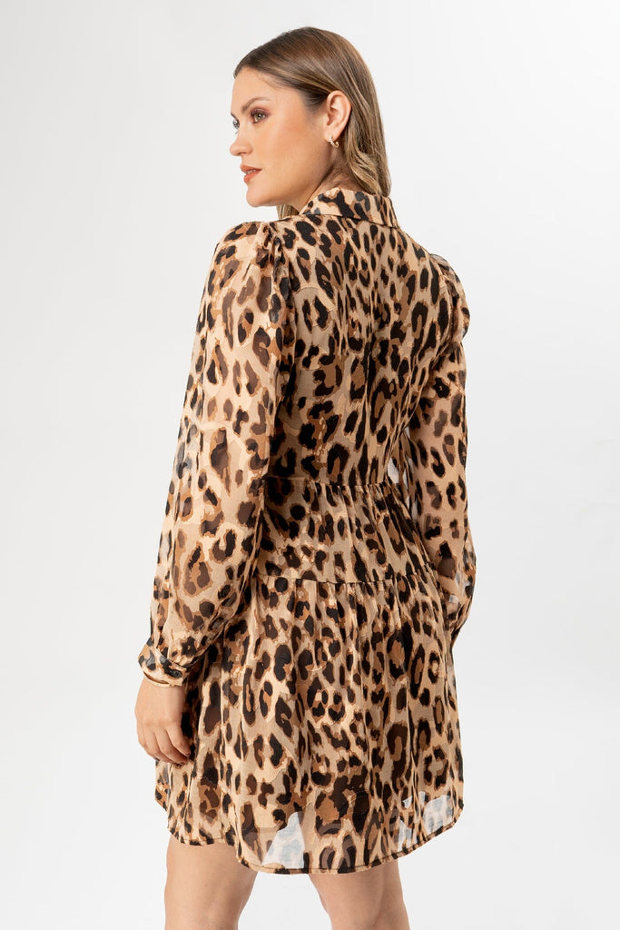 Midi Vestido Manga Larga Grecy VESTIDOS MOIXX 