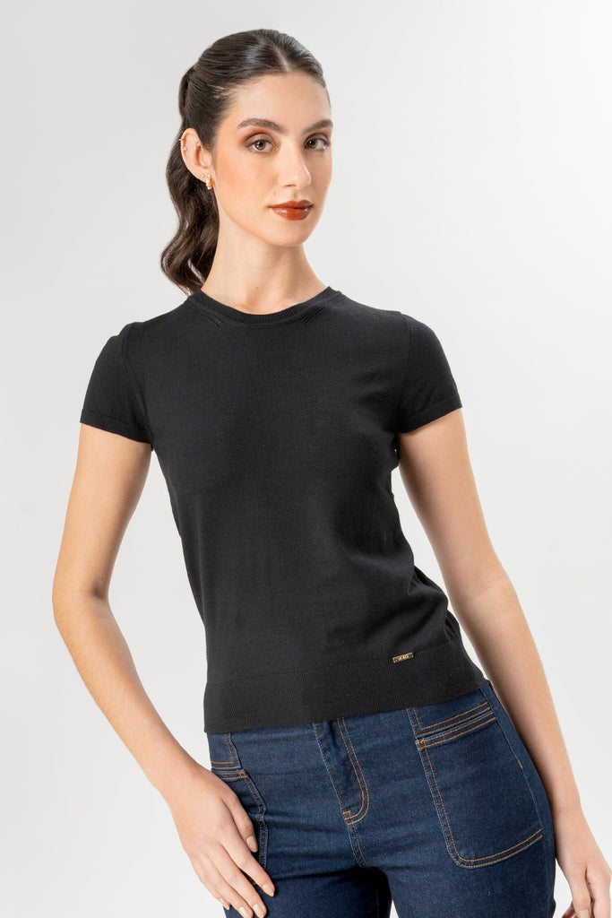 Polo Crewneck Fit Summy POLOS MOIXX Negro S 