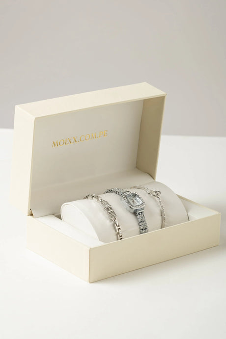 Reloj Magda Pack RELOJES MOIXX Plateado 