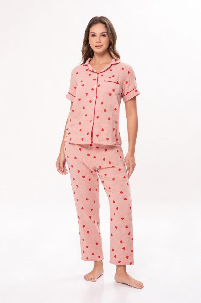 Andrea Rios PIJAMAS SUEN Palo rosa S 